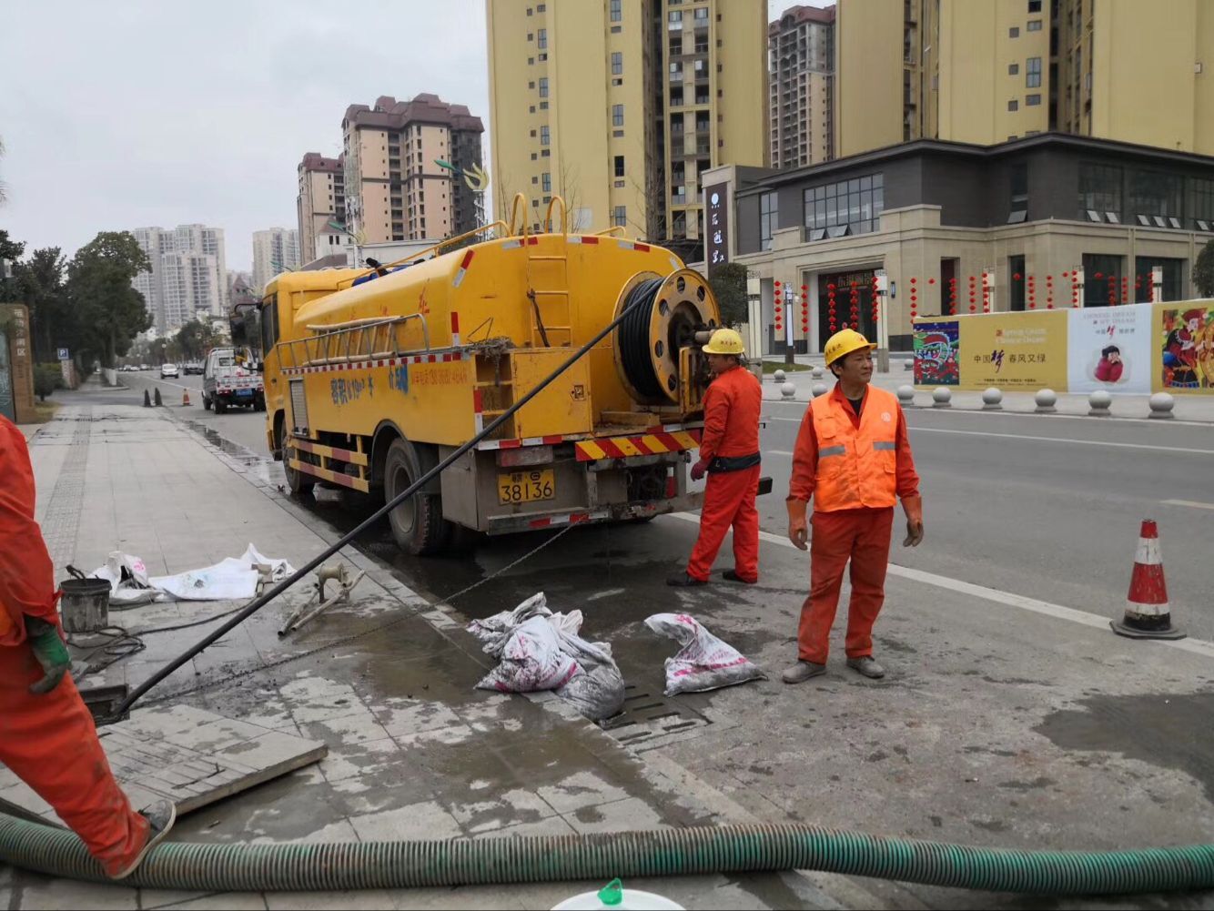 大宁排污管道清淤-管道清洗